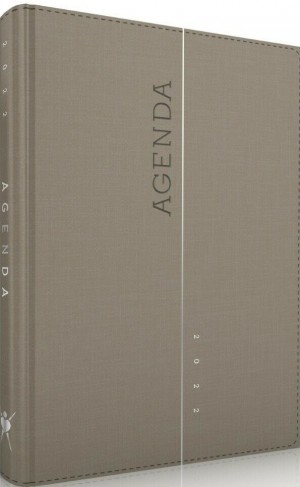 Agenda Deluxe 2022. 2 tonos. Beige