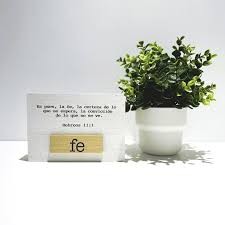 Cuadro Palabra de oro Fe (Hebreos 11:1)