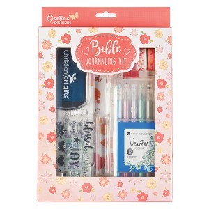 Kit para diario bíblico. Rosa (inglés)