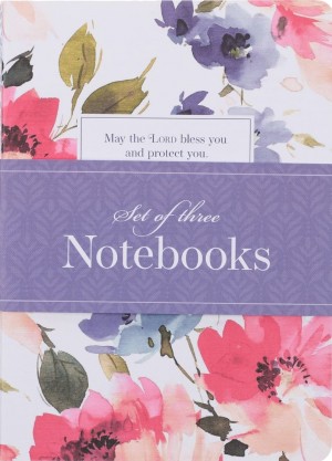 Cuaderno Números 6:24. Rústica. Floral (pack de 3) (inglés)