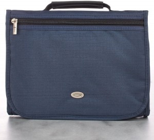 Funda para Biblia. Organizador de 3 pliegues. Poliester. Azul - XL