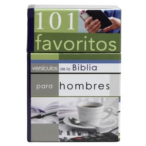 101 versículos favoritos de la Biblia para hombres (101 tarjetas)