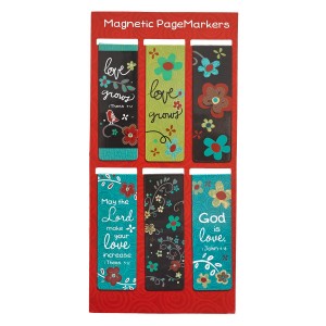 Juego de marcadores magnéticos Love grows (pack de 5)