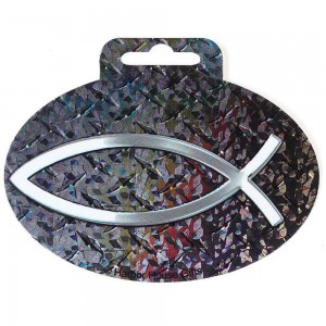 Pegatina Pez. Oval