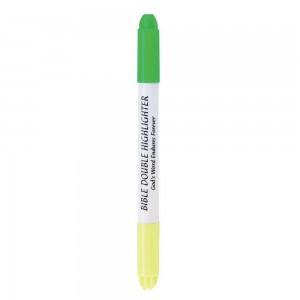 Resaltador doble. Amarillo y verde