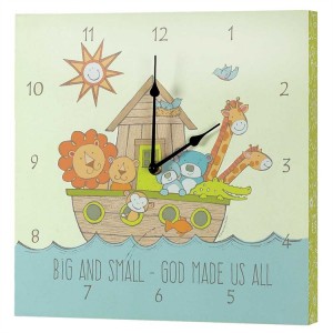 Reloj de pared Big and small - God made us all. MDF