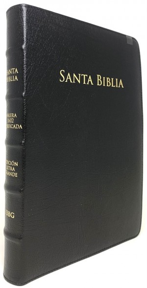 Biblia 1602 Purificada. Letra grande. Piel especial. Negro - V1602P