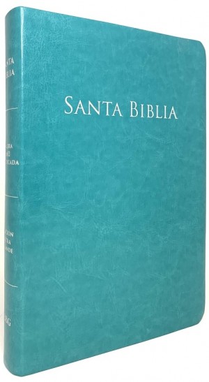 Biblia 1602 Purificada. Letra grande. Imitación piel. Aqua - V1602P