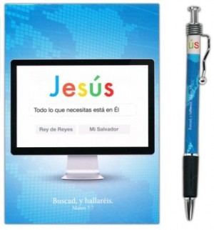 Bolígrafo y libreta Jesús, todo lo que necesitas