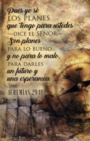 Cuadro madera Jeremías 29:11