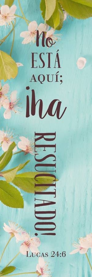 Marcador ¡Ha resucitado! (Lucas 24:6) (pack de 25)