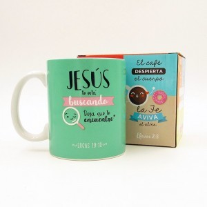 Taza Compártela Lucas 19:10