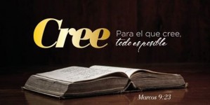 Cuadro Cree (Marcos 9:23)