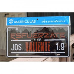 Matrícula Esfuérzate (Josué 1:9)