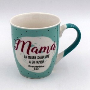 Taza Bendecidas Mamá (Proverbios 14:1)