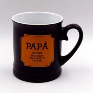 Taza Valentía Papá (Proverbios 20:7)