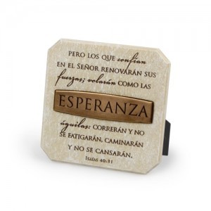 Placa de bronce Esperanza