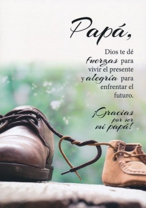 Tarjeta - Papá, Dios te de fuerzas