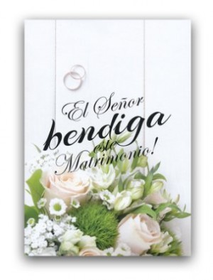 Tarjeta - El Señor bendiga este matrimonio