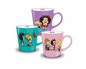 Taza Mafalda y sus amigos. 6 modelos