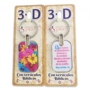Llavero en 3D Proverbios 3:3