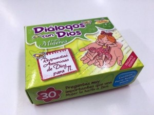 Caja de promesas Diálogos con Dios para mujeres (30 tarjetas)