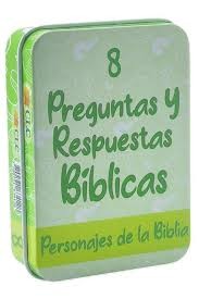 Baraja de preguntas y respuestas bíblicas. Vol. 8 - Personajes de la Biblia (bilingüe)
