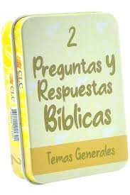 Baraja de preguntas y respuestas bíblicas. Vol. 2 - Temas generales (bilingüe)