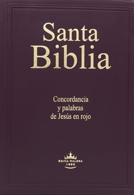 Biblia grande. Letra gigante. Plástico. Rojo - RVR60