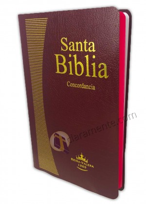 Biblia manual. Ultrafina. 2 tonos. Rojizo - RVR60