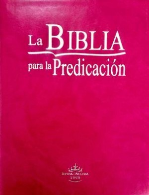 Biblia para la predicación. Letra grande. Imitación piel. Violeta. Índice - RVR60