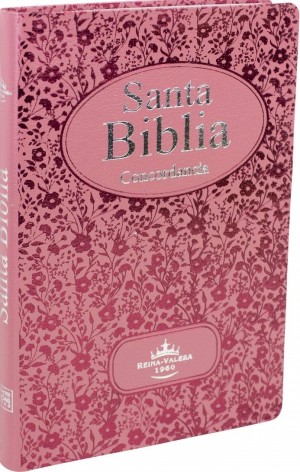 Biblia manual. Ultrafina. 2 tonos. Rosa floral. Índice - RVR60