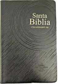 Biblia grande. Letra súper gigante. Vinilo. Negro. Índice - RVR60