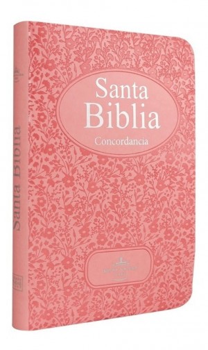 Biblia manual. 2 tonos. Rosa floral. Índice - RVR60