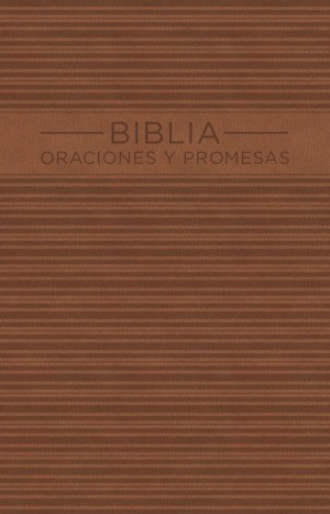 Biblia oraciones y promesas. 2 tonos. Marrón - NVI