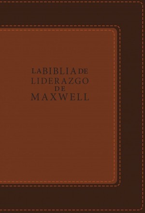 Biblia de liderazgo de Maxwell. 2 tonos. Marrón - RVR60