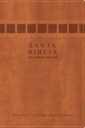 Biblia colores de fe. 2 tonos. Marrón - RVR77