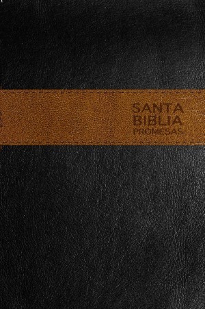 Biblia de promesas. 2 tonos. Negro/café - NTV