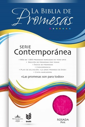 Biblia de promesas. Serie contemporánea. Rosado - RVR60