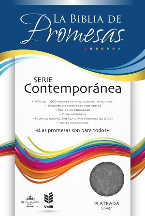 Biblia de promesas. Serie contemporánea. Plateado - RVR60