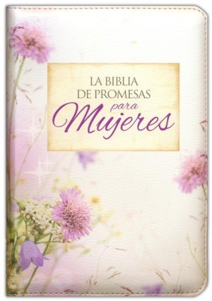 Biblia de promesas. Compacta. 2 tonos. Floral. Cremallera. Índice - RVR60