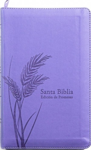 Biblia de promesas. Manual. Letra grande. 2 tonos. Lavanda. Cremallera. Índice - RVR60