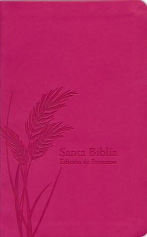 Biblia de promesas. Manual. Letra grande. 2 tonos. Fucsia - RVR60