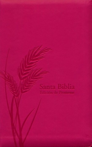Biblia de promesas. Manual. Letra grande. 2 tonos. Fucsia. Cremallera. Índice - RVR60