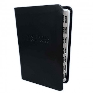 Biblia de promesas. Compacta. Imitación piel. Negro. Ïndice - RVR60