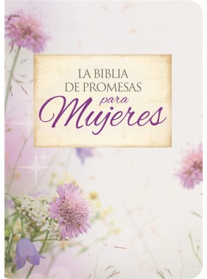 Biblia de promesas. Compacta. Letra grande. 2 tonos. Floral. Cremallera - RVR60