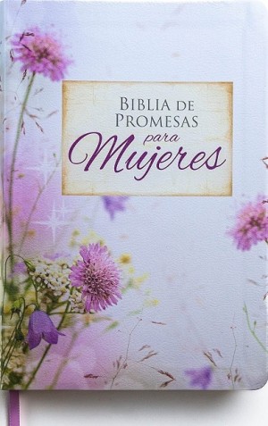 Biblia de promesas. Grande. Letra gigante. 2 tonos. Floral - RVR60