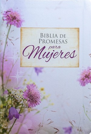 Biblia de promesas. Grande. Letra gigante. 2 tonos. Floral. Índice - RVR60