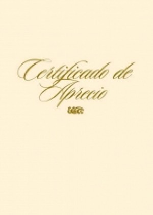 Certificado a todo color - Aprecio