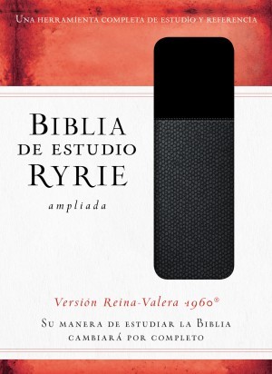 Biblia de estudio Ryrie ampliada. 2 tonos. Negro - RVR60